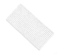Red profesional de parrilla de barbacoa de acero inoxidable 304, rejilla rectangular de malla fina con soldadura por puntos para acampar al aire libre (20 x 40 cm)