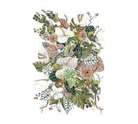 Redesign With Prima Decor Transfers Anthurium 24"x35" Wall Decals DIY Wallpaper Wall Stickers Murals Decor for Kitchen Living Room Bedroom Bathroom Nightstands Table Décor