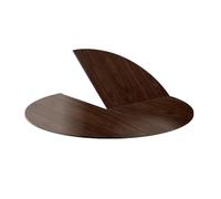 Redondo Tablero De Mesa Plegable Mesa Extensible Grande | Mesa Temporal Mesa Redonda Plegable Sin Patas(Walnut,200cm/79in)