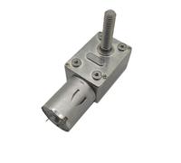 Reductor de engranajes JGY-370-M8, 6-24 V, 6-150 RPM, turbina autoblocante, eje de tornillo M8 de 33 mm de longitud, motor personalizado