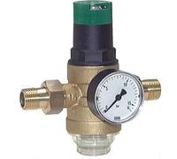 Reductor De Presión De Filtro Latón R1 1/2'' 210 L/Min 1.5-6 Bar/22-87Psi Agua Potable