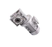 Reductor de tornillo sin fin, NMRV075 con motor de engranaje de 2,2 kW, relación 90B5 1:5/7,5/10/15/20/25/30/40/50/60/80/100, reductor de tornillo sin fin de 3 fases(Ratio 20)