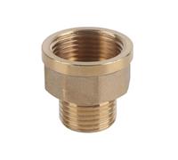 Reductor de Tubería de Conexión rápida, Adaptador Reductor de Buje Hexagonal, Accesorio de Tubería de Agua de Latón,Rosca Hembra 3/4 BSPT a Rosca Macho BSPT 1/2