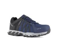 Reebok - Chaussures de sécurité Basses Bleue Marine et Noir en Microfibre et Cuir embout Aluminium Trail Grip S1P SRC 47 Bleu Marine/Noir