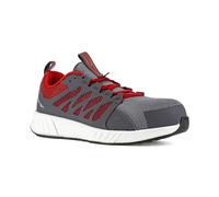 Reebok - Chaussures de sécurité Basses Grise et Rouge en Maille Nylon embout Composite S1P SRC ESD 37 Gris/Rouge