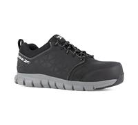 Reebok - Chaussures de sécurité basses noire en daim résistant à l'eau embout aluminium S3 SRC 42 Noir