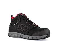 Reebok - Chaussures de sécurité montantes noire en cuir imperméable embout aluminium S3 SRC 41 Noir