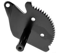 Reemplazo de engranaje de dirección compatible para Craftsman 138059 531165701 532138059 cortacésped construcción de acero ajuste preciso negro fácil instalación tamaño preciso 110 x 8.4 x 94 1 pieza