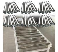 Reemplazo del rodillo transportador de acero inoxidable de 1,5 pulgadas: pieza de transmisión duradera(550mm 30pcs)