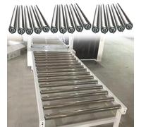 Reemplazo del rodillo transportador de acero inoxidable de 1,5 pulgadas: pieza de transmisión duradera(550mm 15pcs)