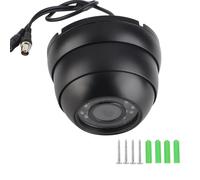 Reemplazo del Sistema NTSC de Vigilancia de la Cámara AHD de la Cámara Domo CCTV 1080p 12V para el Coche del Barco del Autobús (Negro)