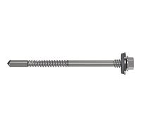 REFABO 616416 RP-K12-P Plus - Tornillos Autorroscantes de Perforación para Sándwich, Acero Inoxidable (5,5 x 76, 19 mm, Bimetal A2)