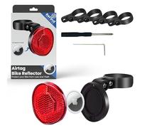 ReFind Reflector de Bicicleta con Airtag Oculto. Soporte Escondido para Apple Airtag, Reflector Antirrobo para Bicicleta, Rastreador GPS y Candado para Bicicleta, Ebike, Scooter (sin rastreador)