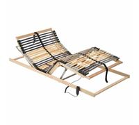 Refined Cama somier eléctrico de láminas sin colchón 7 Zonas 80x200 cm Ajustable (eléctrico)