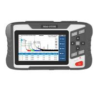 Reflectómetro de fibra óptica NK4300 D1 con pantalla táctil, VFL, OLS, OPM, mapa eventos, comprobador cable Ethernet, 1310 nm/1550 nm, 26 dB/24 dB Central eléctrica de la estación(Apc)