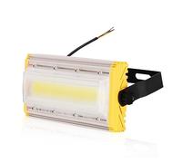 Reflector De 50W For Exteriores COB, Proyector Luz Inundación, Lámpara Reflectora, Foco Impermeable, Iluminación Construcción Garaje en el jardín(Warm White)