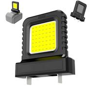 Reflector de alto brillo, para todas las baterías de herramientas eléctricas, compatible con luz LED de trabajo portátil para exteriores, nueva luz de inundación mejorada 2025 para lugar de trabajo