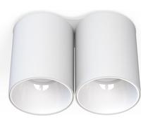 Reflector direccional modelo EYE, color blanco, 2 bombillas GU10 de 10W cada una, fabricado en metal, dimensiones: 13x9x18 cm, grado de protección IP20, marca Nowodvorski Lighting