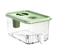 Refrigerator Drink Dispenser - PP 2.8L, Water Holder With Spigot, Space-saving | Easy Pour, Refrigerator Beverage Dispenser, Fridge Juice Jug For Pantry, Party, Countertop, Home, Kitchen