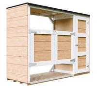 Refugio para contenedores de basura de 2x240L con puertas – Cubierta para contenedores, caja para contenedores, caja de almacenamiento para jardín, armario para contenedores Timbela M980A-HARVEST HONE