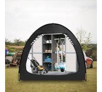 Refugio plegable para bicicletas, motocicletas y cortacéspedes – color plateado