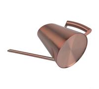 Regadera de acero inoxidable con boquilla larga para suculentas de interior y plantas al aire libre, riego de raíces resistente a la corrosión en cobre, dorado, negro (cobre de 900 ml)