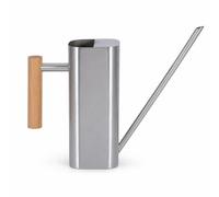 Regadera de Acero Inoxidable para Plantas Regadera de Jardín Jarra de Riego con Largo Apertura Semidescubierta para Llenado Fácil Adecuada para Interior Balcón Oficina Regalo, Satinado, 1000ml