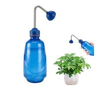 Regadera para plantas de interior, 450 ml, pequeña regadera con caño largo, regadera para plantas, regadera para plantas, flores, plántulas (azul)
