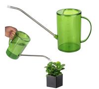 Regadera para plantas de interior con caño largo de 1,0 L, regadera para plantas, regadera para plantas de interior, regadera pequeña, regadera interior, riego de flores, casa, exterior y jardín