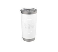Regalo divertido para profesor de Halloween, lindo Nothing Scares Me I Teach Vaso térmico de acero inoxidable de doble pared