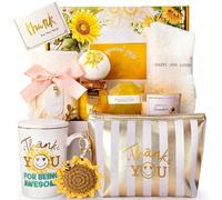 Regalos de agradecimiento para mujeres, juegos de regalo de girasol para mujeres, regalo único de relajación para el cuidado personal, regalo de cumpleaños de Navidad, recuperarse pronto pensando en