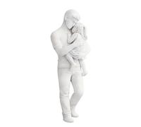 Regalos de cumpleaños para papá de hijas: figura de papá e hija, decoración para el día del padre, Navidad, día de San Valentín, Pascua, recuerdo sentimental, decoración de escritorio, color blanco