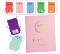 Regalos de graduación 2026, libro de tarjetas de regalo de graduación de secundaria/universidad, kit de supervivencia para el primer año de la universidad de padres para sus niñas, adolescentes