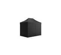 Regalos Miguel - Carpa Plegable 3x2 Eco Con 4 Paredes, 4 Contrapesos, 1 Bolsa de Transporte y 4 Piquetas de anclaje - Negro - Impermeable - Cenador ideal para Camping, Eventos, Jardín, Playa black