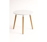 Regalos Miguel - Estilo Nórdico - Mesa Tower Redonda 60 cm - Blanco