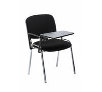 Regalos Miguel - Pack 4 Sillas Ofis Chrome con Pala - Negro | Máxima Ergonomía - Ideal para Escritorio y Gaming