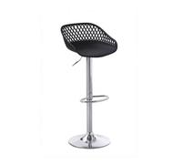 Regalos Miguel - Packs Taburetes Cocina - Pack 6 Taburetes Alto Regulable Avera - Blanco Negro