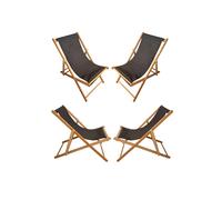 Regalos Miguel - Packs Sillas Comedor - Pack 4 Hamacas Ama - Beige Gris