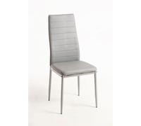 RegalosMiguel Pack 4 Sillas Lauter Polipiel - Gris claro