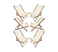 Regalos Miguel - Packs Sillas Comedor - Pack 6 Hamacas Ama - Beige Beige