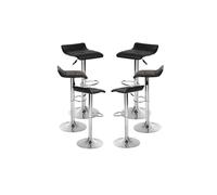 Regalos Miguel - Packs Taburetes Cocina - Pack 6 Taburetes Bravio - Blanco Negro