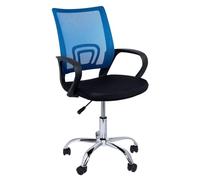 Regalos Miguel - Silla de Oficina Azul y Negra Midi Pro