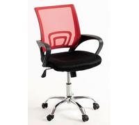 Regalos Miguel - Silla de Oficina Rojo y Negra Midi Pro | Máxima Ergonomía - Ideal para Escritorio y Gaming