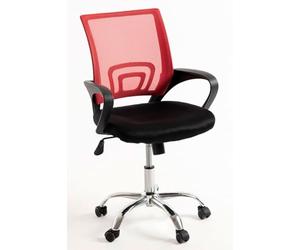 Regalos Miguel - Silla de Oficina Rojo y Negra Midi Pro | Máxima Ergonomía - Ideal para Escritorio y Gaming