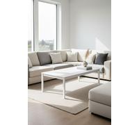 Regalos Miguel - Mesas Bajas de Centro - Mesa Centro Tian 120x60cm Blanca