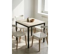 RegalosMiguel Mesa Comedor Dino 75cm - Madera oscura