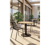 Regalos Miguel - Mesas Bar - Mesa Kuat Redonda 60 cm - Madera Clara