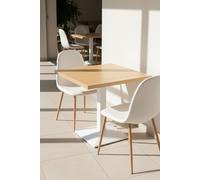 RegalosMiguel Mesa Kuat White 70 cm - Madera clara