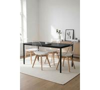 RegalosMiguel Mesa Rectangular Dino 100x60 cm - Negro