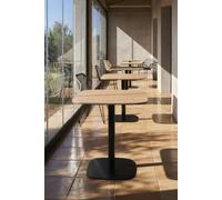 Regalos Miguel - Estilo Nórdico - Mesa Sunset Black 60 cm - Madera Natural